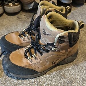 Danner Women's Tan and Black Boots